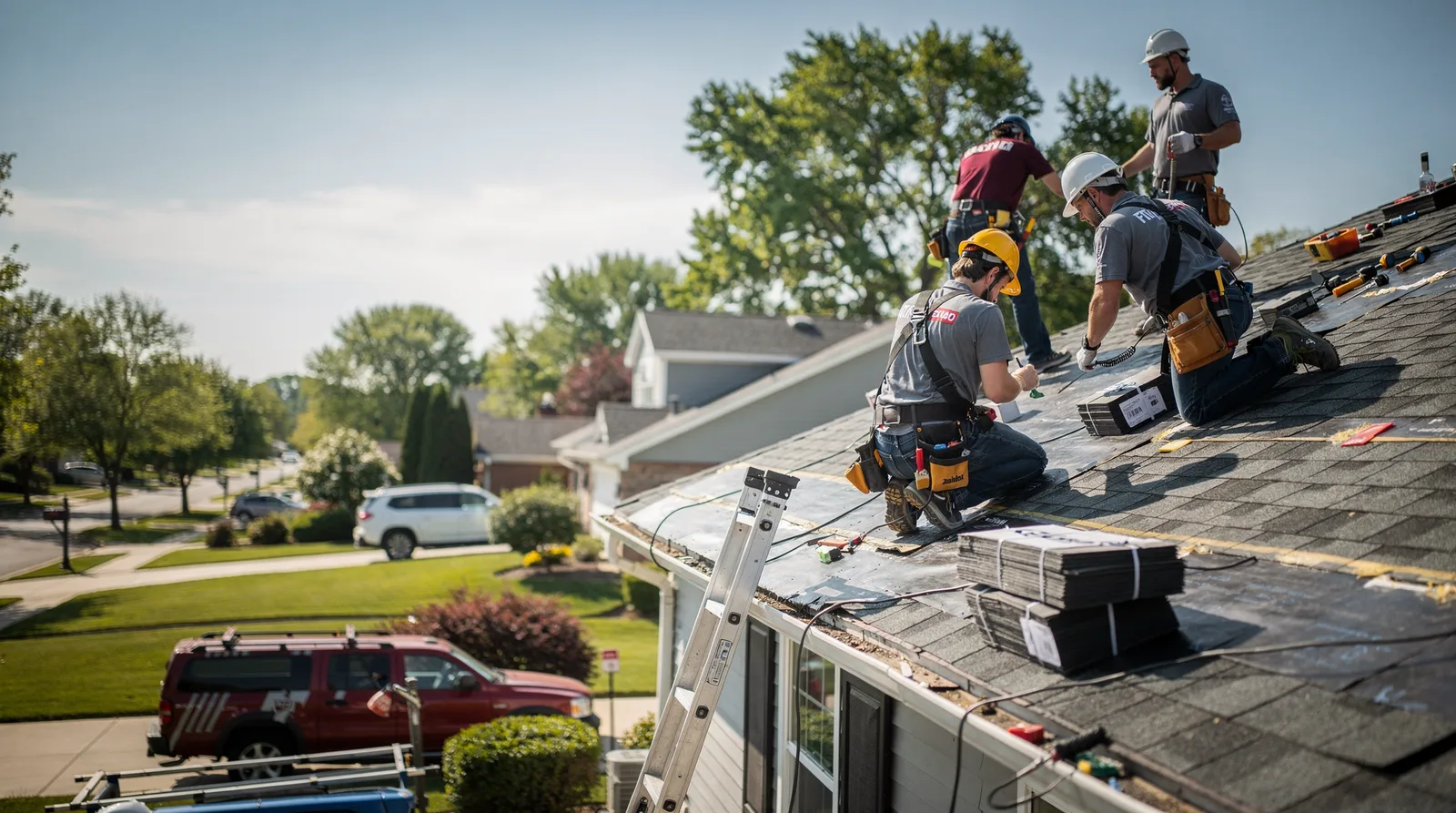 Roof Repair in Bristol, IL around you